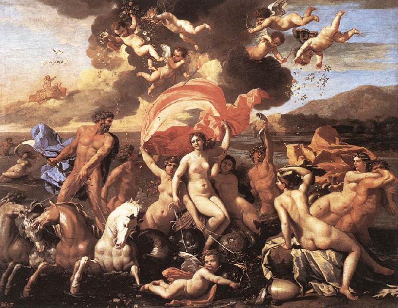 POUSSIN, Nicolas The Triumph of Neptune sg France oil painting art